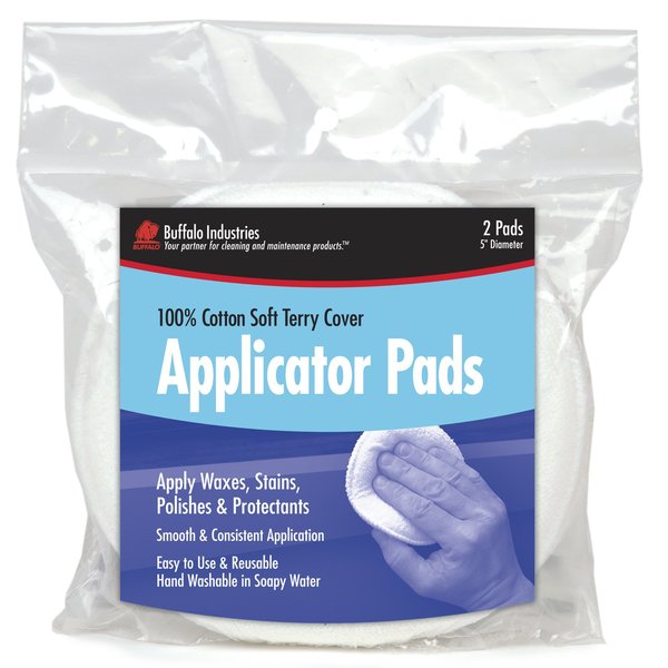 Terry Applicator Pads, PK2