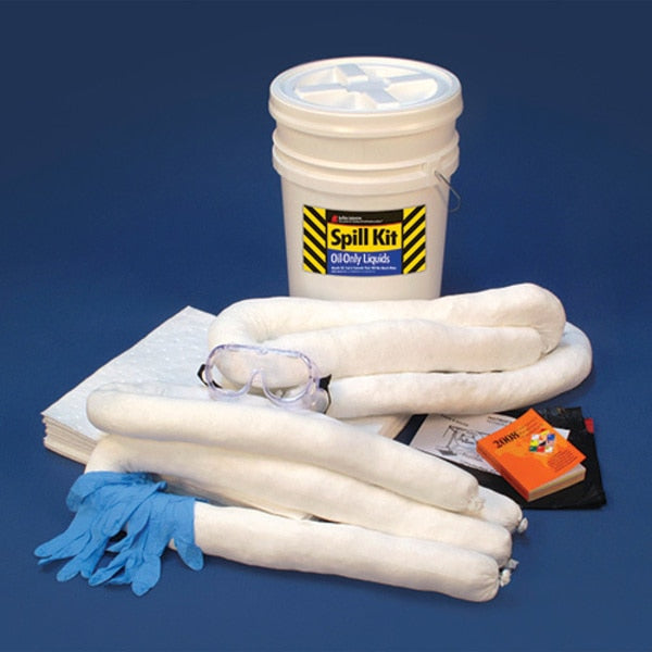 Oil Only Bucket Spill Kit, 6.5 Gal