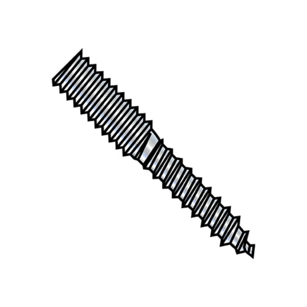 6-32X1 HANGER BOLT FULL THREAD ZINC