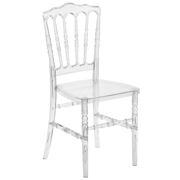 Stacking Chair, Crystal Ice, Napoleon