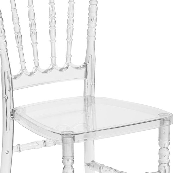 Stacking Chair, Crystal Ice, Napoleon