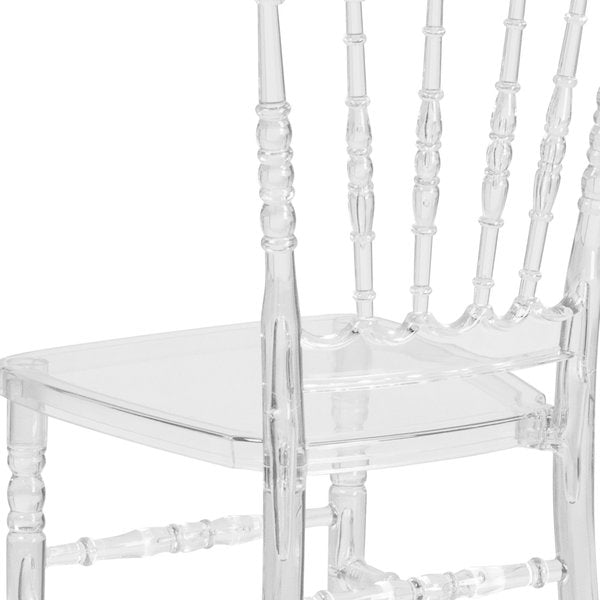 Stacking Chair, Crystal Ice, Napoleon