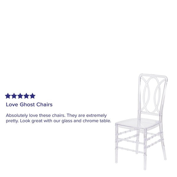 Crystal Ice Stacking Chair
