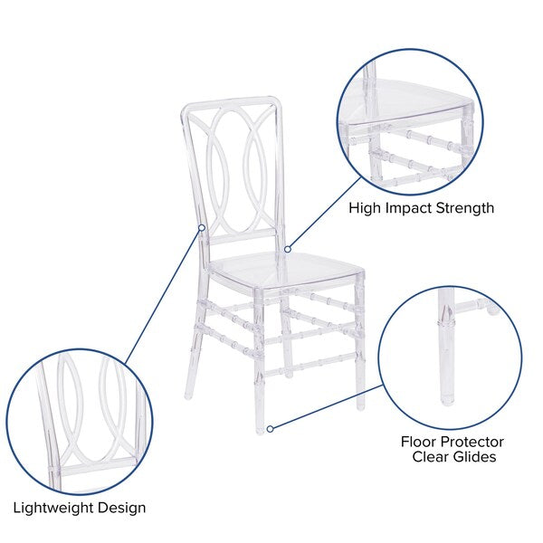 Crystal Ice Stacking Chair
