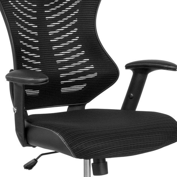 Drafting Chair, Mesh, Black