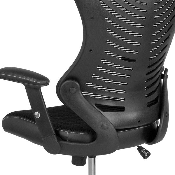 Drafting Chair, Mesh, Black