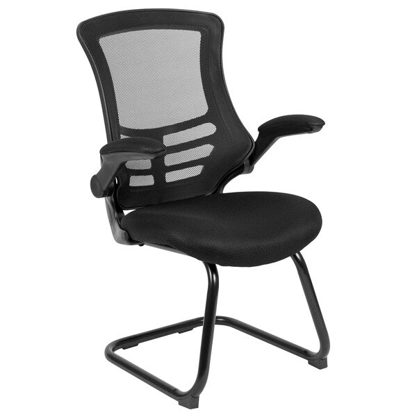 Black Mesh Sled Base Side Reception Chai