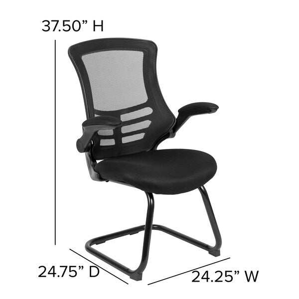 Black Mesh Sled Base Side Reception Chai