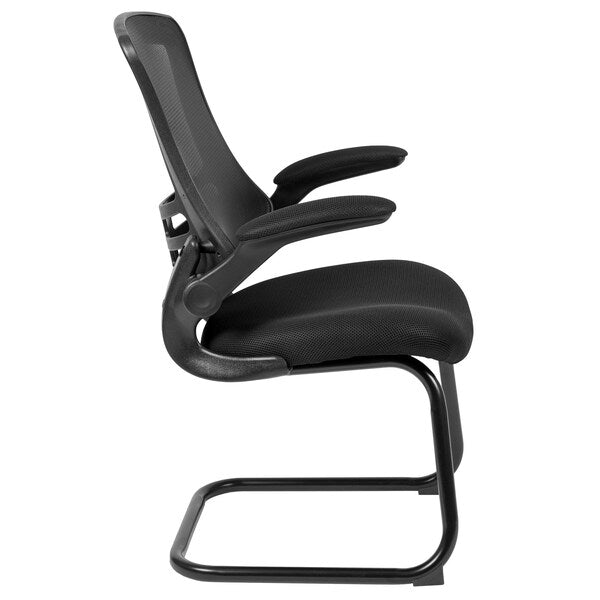 Black Mesh Sled Base Side Reception Chai