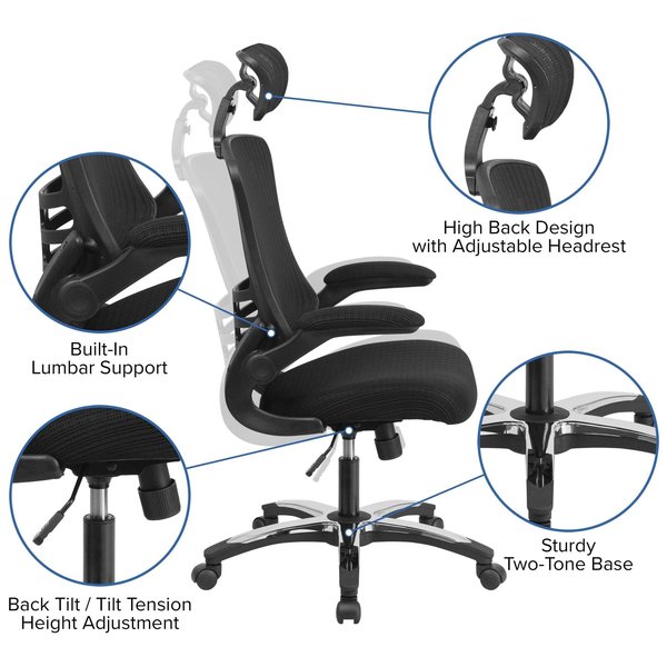 Contemporary Chair, 18-3/4