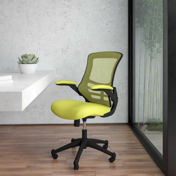 Desk Chair, Mesh, Green Mesh