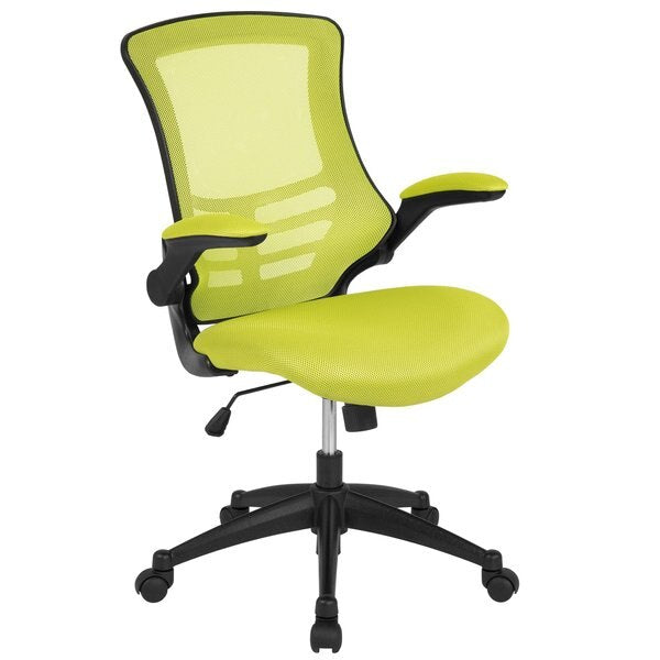 Desk Chair, Mesh, Green Mesh