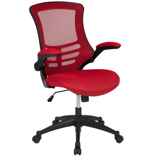 Mesh Ergonomic Chair, Red Mesh