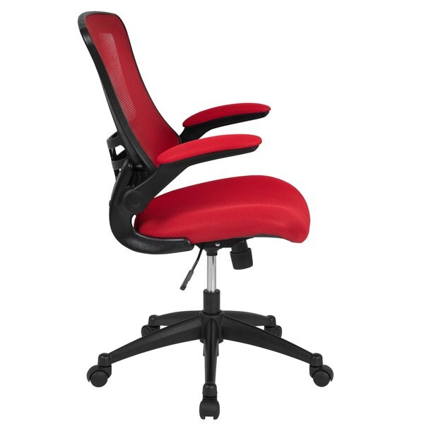 Mesh Ergonomic Chair, Red Mesh