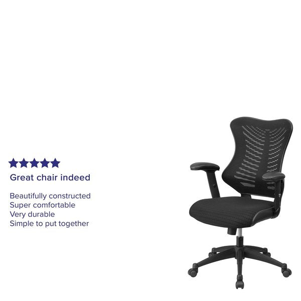 Contemporary Chair, Mesh, 17-1/2