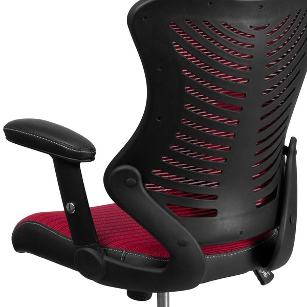 Contemporary Chair, Mesh, 17-1/2