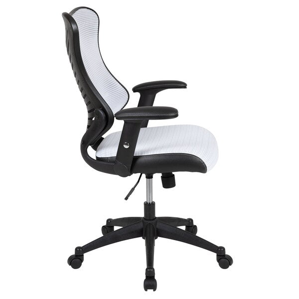 White Mesh High Back Chair