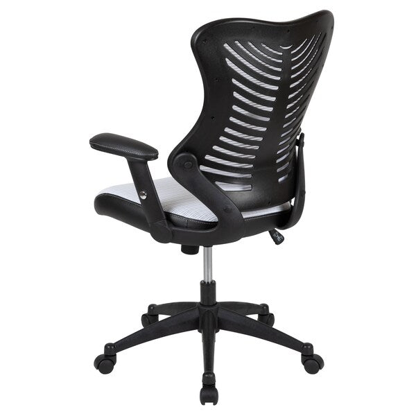 White Mesh High Back Chair