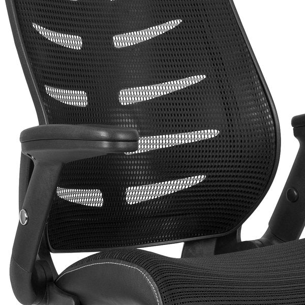 Drafting Chair, Mesh, Black