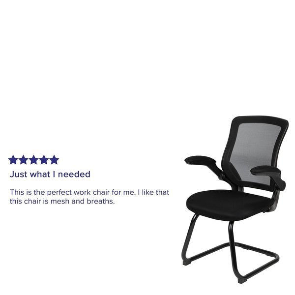 Black Mesh Sled Base Side Reception Chai