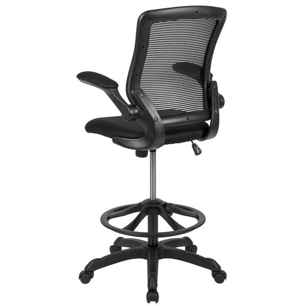 Drafting Chair, Mesh, Black