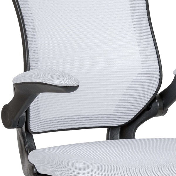 Drafting Chair, Mesh, White
