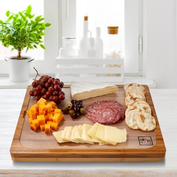 Cutting Board, Bamboo Wood, 7 Color Coded