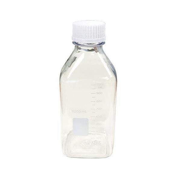 Media / Storage Bottle, Square, Pe, PK 12