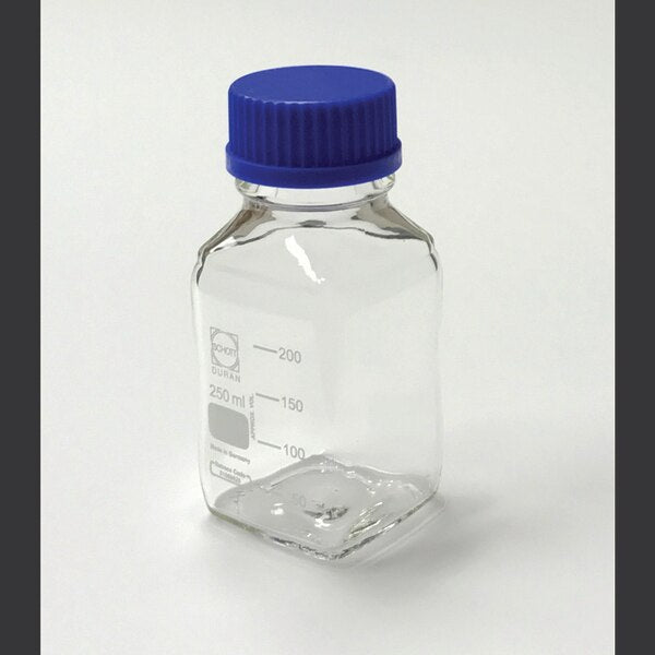 Media/Storage Bottles, Square, 500, PK 10