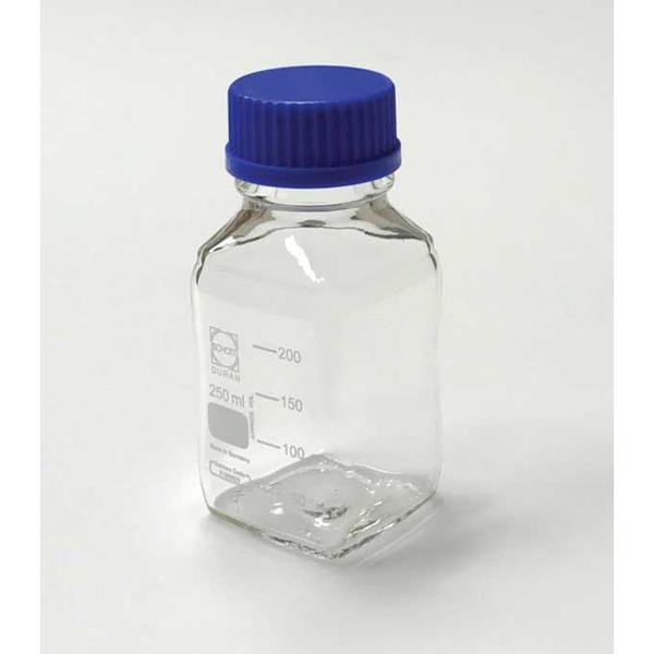 Media/Storage Bottles, Square, 100, PK 10