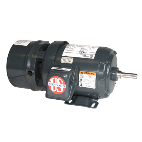 Motor, 2HP, 1750/1430rpm, 145TC, 60/50Hz, FLA, 2 HP HP, 145TC Frame, 208-230/460 & 190/380 V Voltage