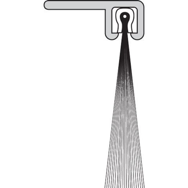 Brushseal, Dock Leveler, Nylon, 11/16-in 90 Degree Holder, 1-in Brush, 94-in.