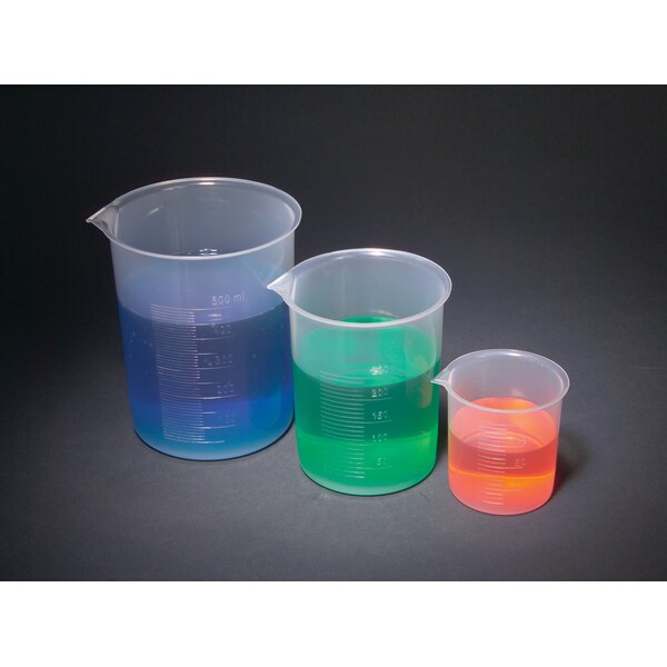 Beakers, Griffin Style, Polypropyle, PK 4