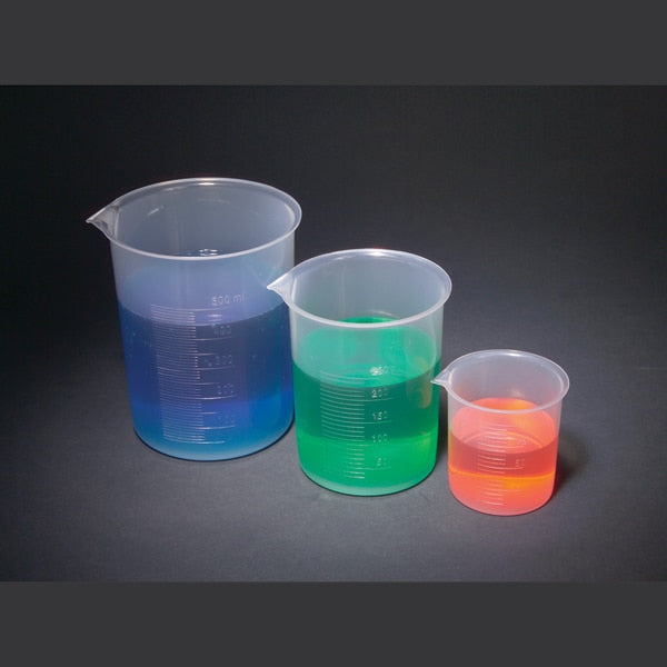 Beakers, Griffin Style, Polypropyle, PK 3