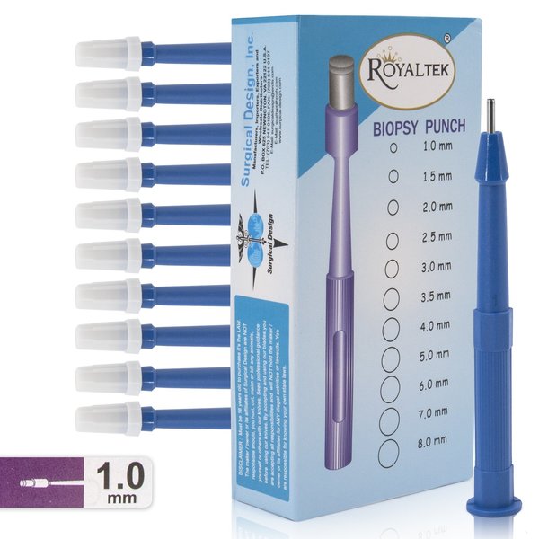 Disposable Biopsy Punch, Size 1.0mm, PK10