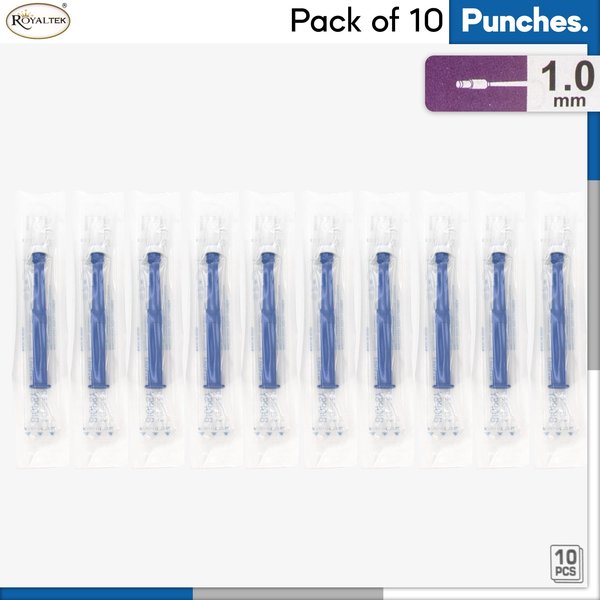 Disposable Biopsy Punch, Size 1.0mm, PK10