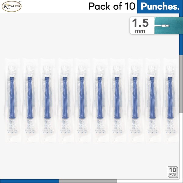 Disposable Biopsy Punch, Size 1.5mm, PK10