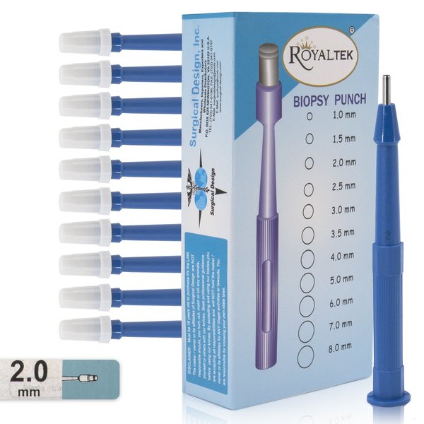 Disposable Biopsy Punch, Size 2.0mm, PK10