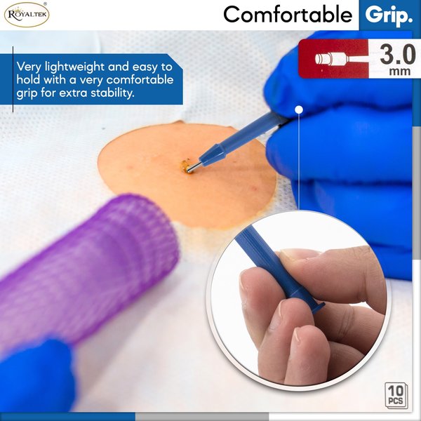 Disposable Biopsy Punch, Size 3.0mm, PK10