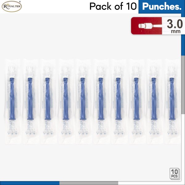 Disposable Biopsy Punch, Size 3.0mm, PK10