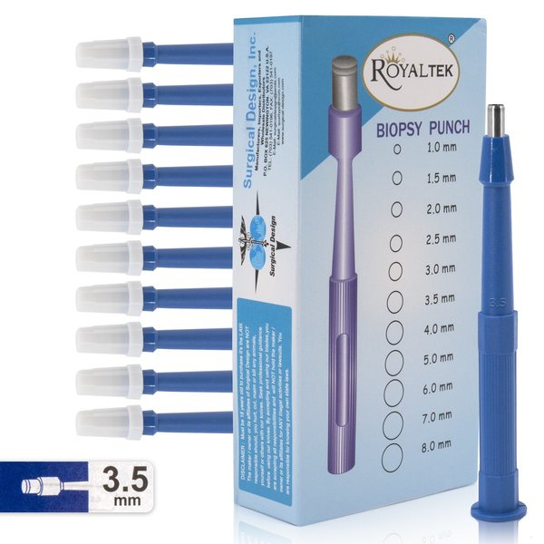 Disposable Biopsy Punch, Size 3.5mm, PK10