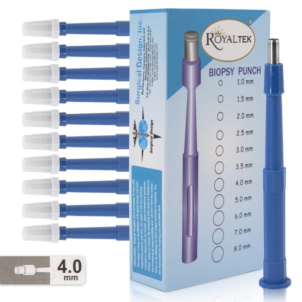 Disposable Biopsy Punch, Size 4.0mm, PK10