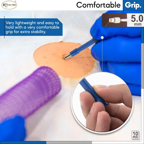 Disposable Biopsy Punch, Size 5.0mm, PK10