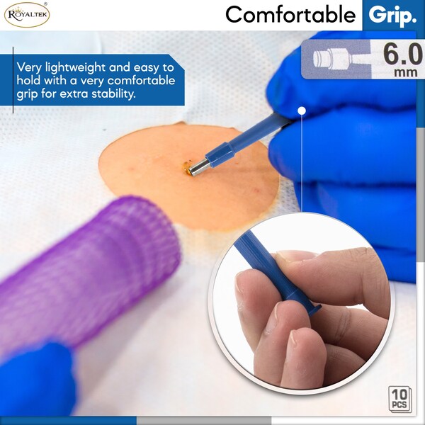 Disposable Biopsy Punch, Size 6.0mm, PK10