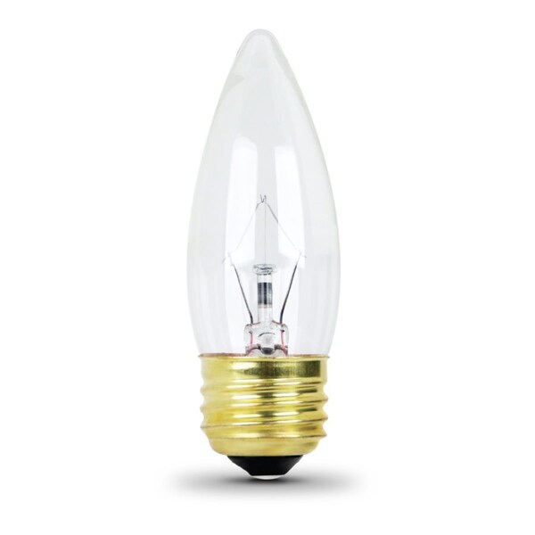 Light bulb, LED, Deco Chndlr, Trpd, PK48