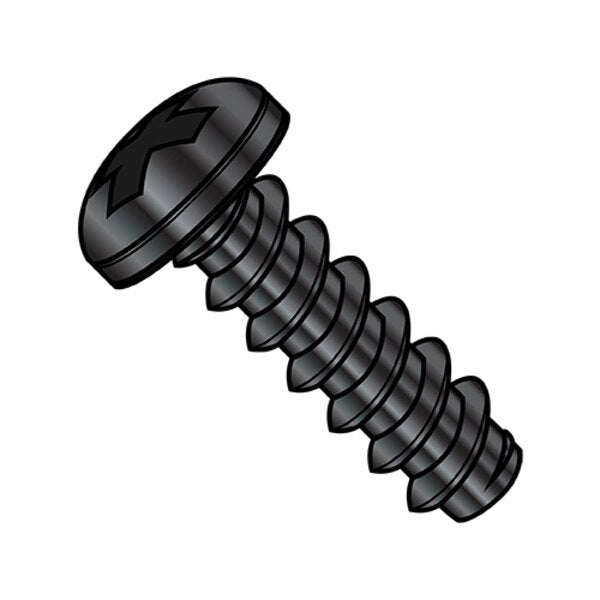 Self-Drilling Screw, #12-14 x 1/2 in, Zinc Plated Steel Pan Head Phillips Drive, 5000 PK