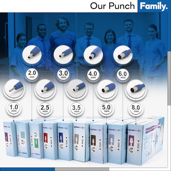Disposable Biopsy Punch, Size 5.0mm, PK10