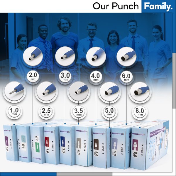 Disposable Biopsy Punch, Size 3.0mm, PK10