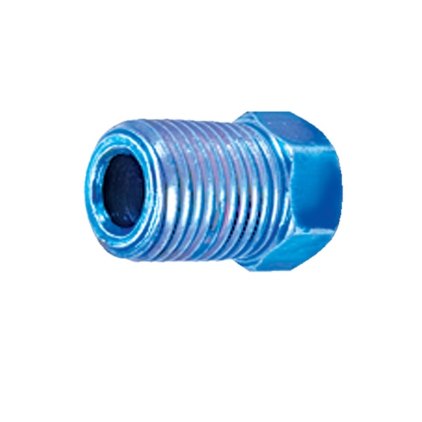 Blue Inverted Flare Nut, M10x1.0, PK50