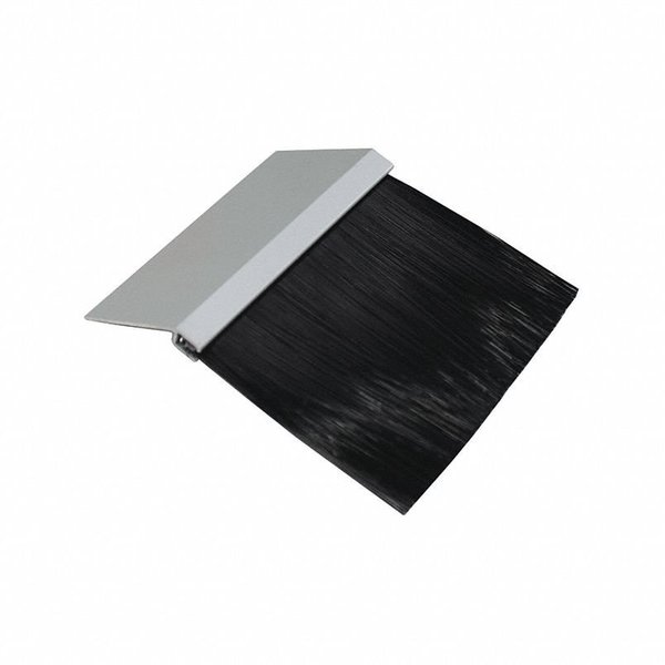 Brushseal, Dock Leveler, Nylon, 1-1/8-in 90 Degree Holder, 2-in Brush, 94-in.